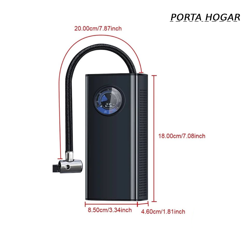 Air Inflador Multiusos Portátil Recargable